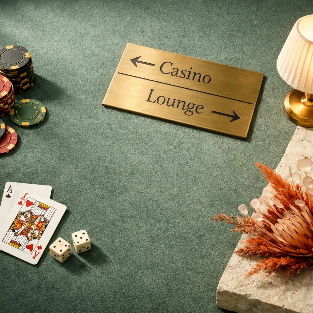 Cartes, jetons décoratifs, signalétique en laiton et matière de table personnalisée